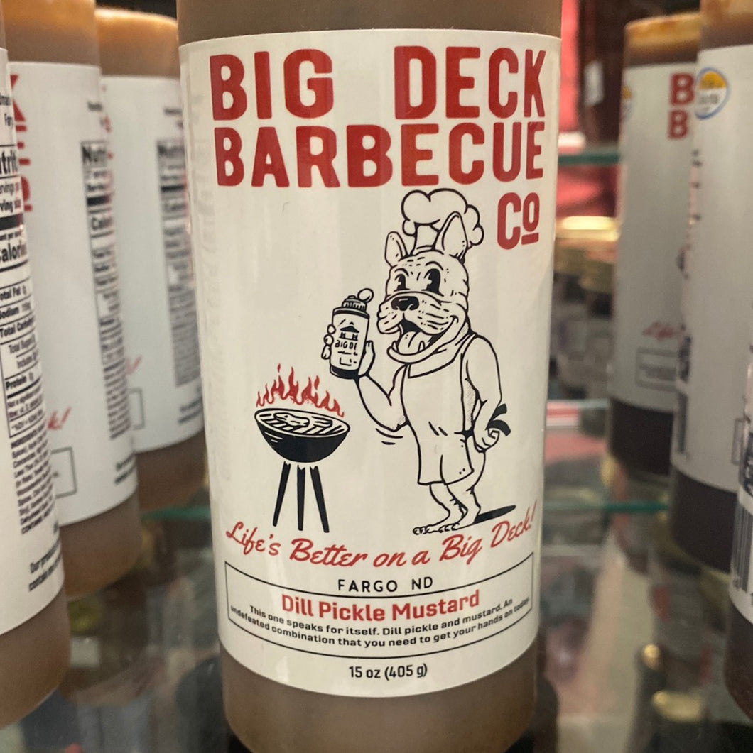 Big Deck BBQ Dill Pickle Mustard