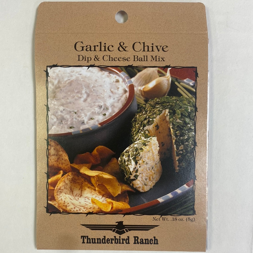 Thunderbird Ranch Garlic and Chive Dip mix