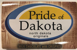 Pride of Dakota Milk Chocolate with Crispies Bar