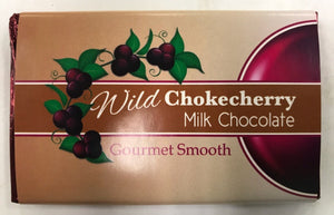 Wild Chokecherry Milk Chocolate Bar