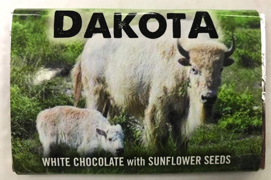 Dakota White Chocolate with Sunflower Seeds Bar