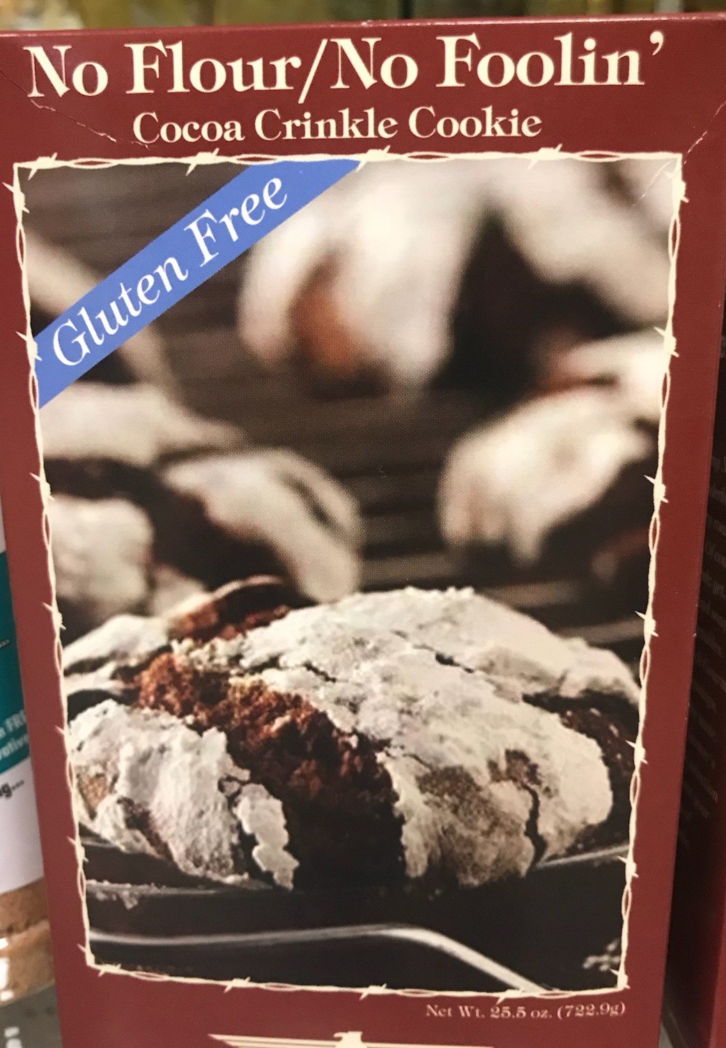 Gluten Free Cocoa Crinkle Cookies Mix